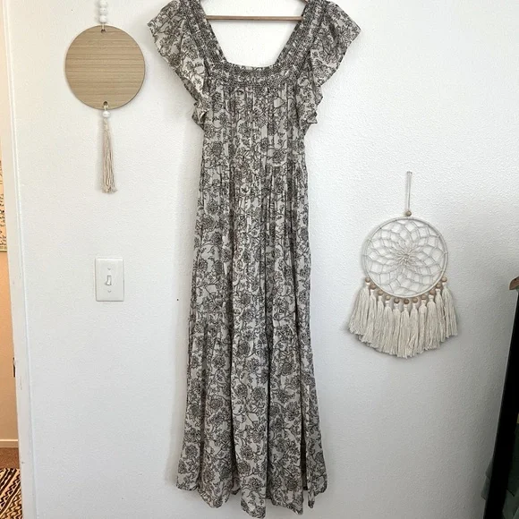 Free people Floral Print Maxi Dress - Picture 1 of 6